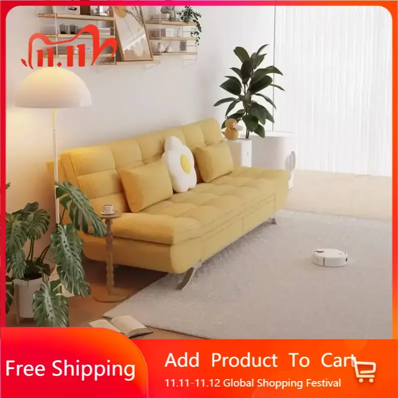 

Replica Fabric Living Room Sofas Simple Lounge Modern Storage Drawer Sofa Bed Small Apartment Foldable Designer Trendy Furniture