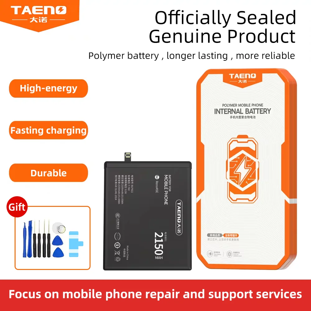

TAENO Battery Suitable for OPPO Reno Standard Edition K3 Realme X Master Edition BLP701 Bateria 3660mah Built-in Electric Board
