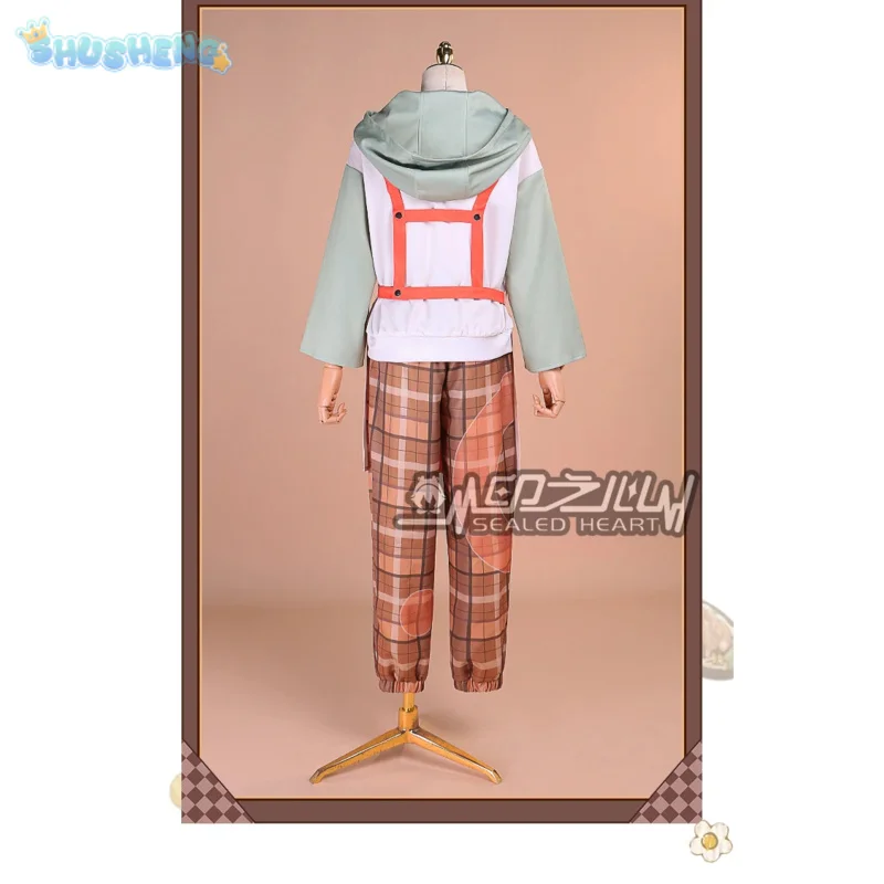 Tenma Tsukasa tms Cosplay Costume Anime PJSK tks Wig Strap Skirt Hoodie Pants Necklace Halloween Carnival Men Women Casual Set view 6