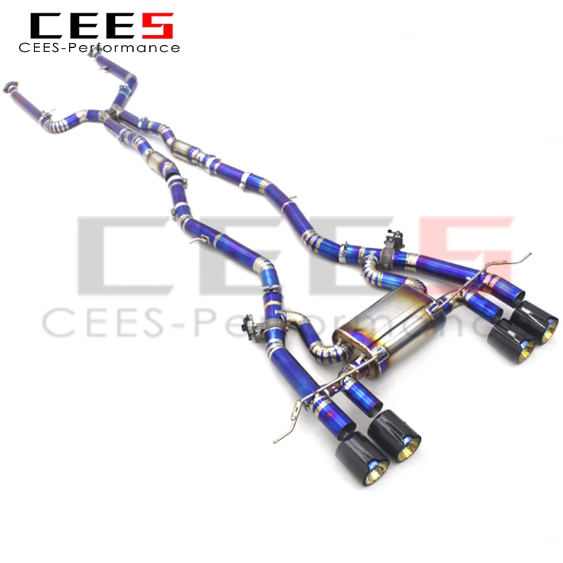 CEES Titanium Catback Exhaust System For BMW M3/M4 G80/G82/G8X 3.0T 2019-2023 Valvetronic Exhaust Pipe Muffler