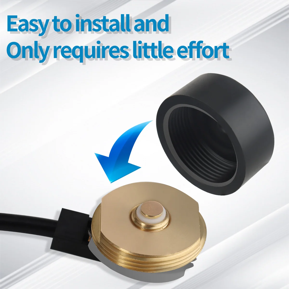 ABBREE NMO Antenna Mount Cap Waterproof with O Ring Seal Dust Weather Rain Cover Protective Interface Black durable plastic