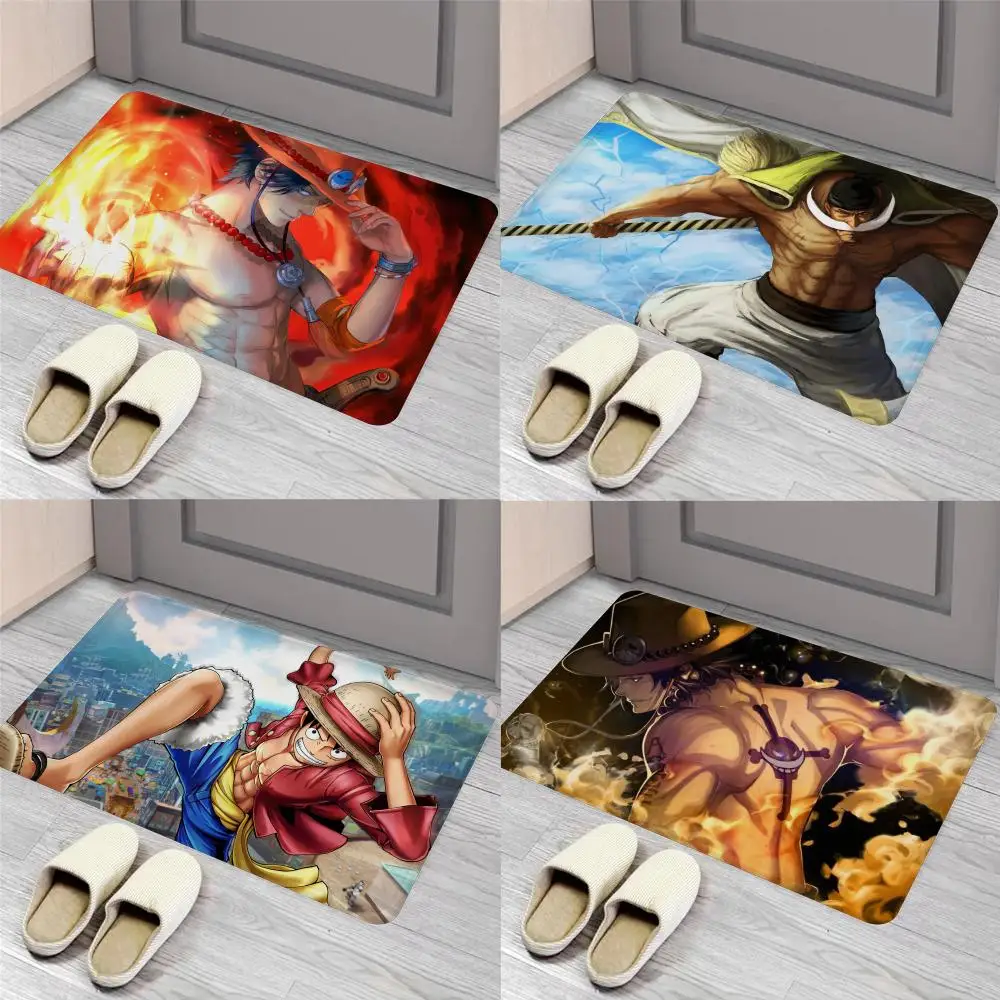 Japan Anime O-One-P-Pieces Floor Mat Entrance Door Mat Nordic Style Home Doormat Bathroom-Toilet Mats Bedroom Hotel Decor Mat