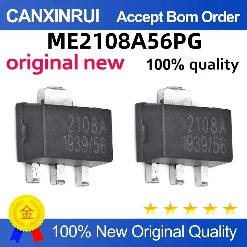 (5-100 pieces) ME2108A56PG SOT-89 voltage 5.6V ME2108A integrated circuit DC-DC boost conversion IC