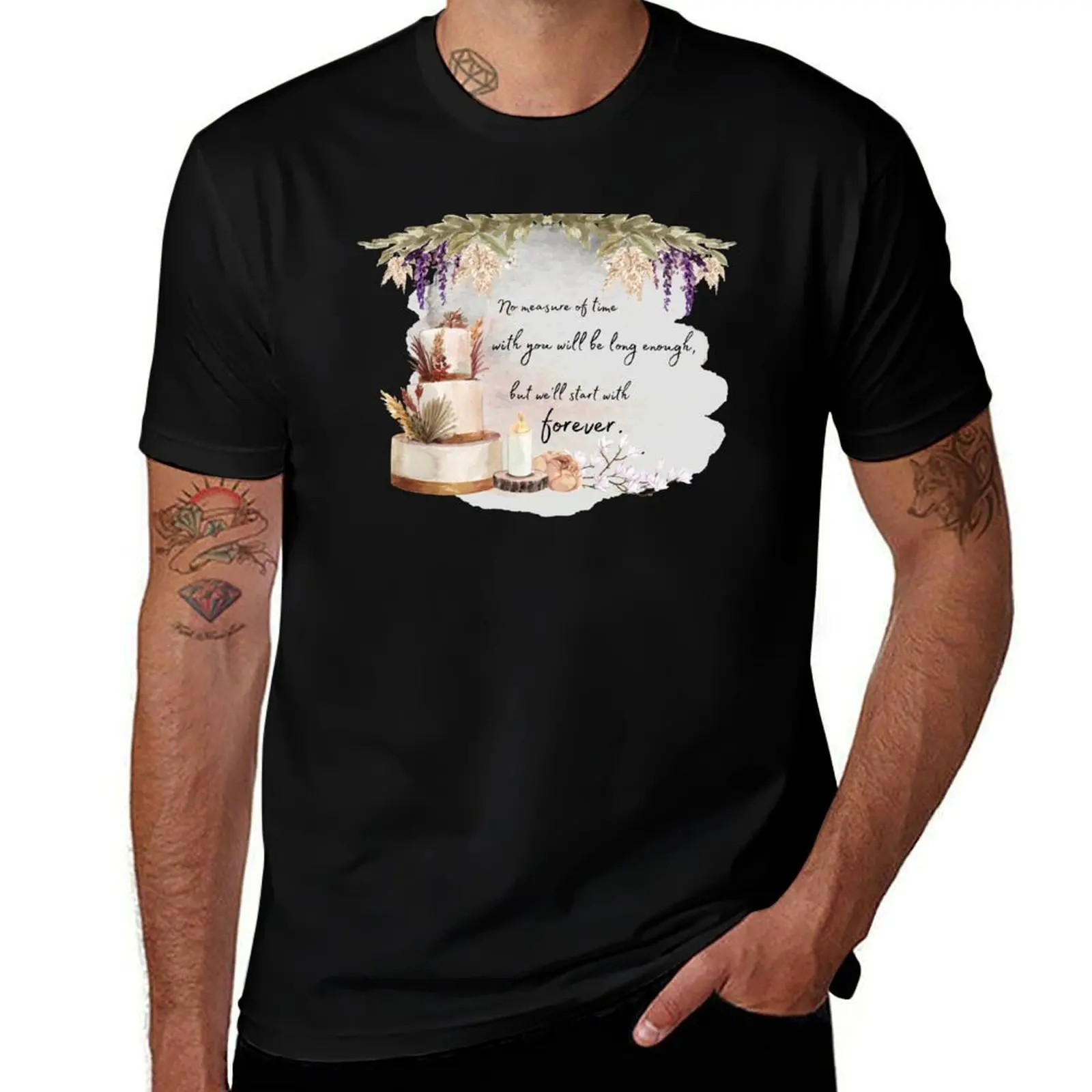 Edward's Wedding Speech - Twilight - Breaking Dawn T-Shirt Basic Plain Tee for Spring and Summer