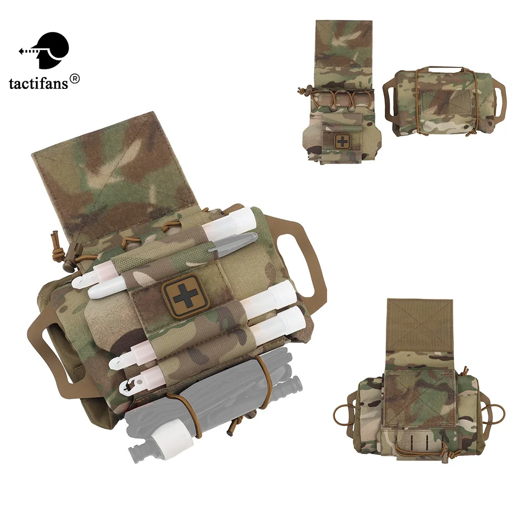 

Tactical IFAK Pouch Roll & Carrier System Medical First Aid Supply Holder Belt MOLLE Vest EDC Pouch Airsoft Hunting Accessories