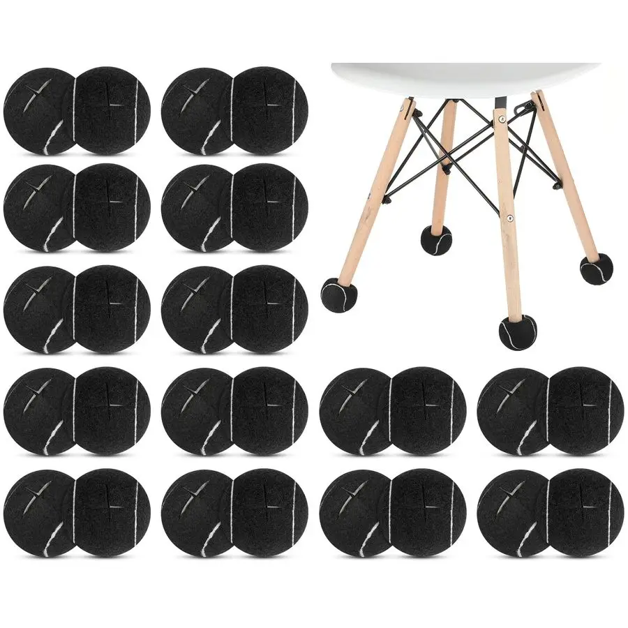 

Pcs Tennis Balls for Furniture Legs and Floor Protection Precut Tennis Balls for Chairs Tennis Ball Chair Foot Covers for Floor