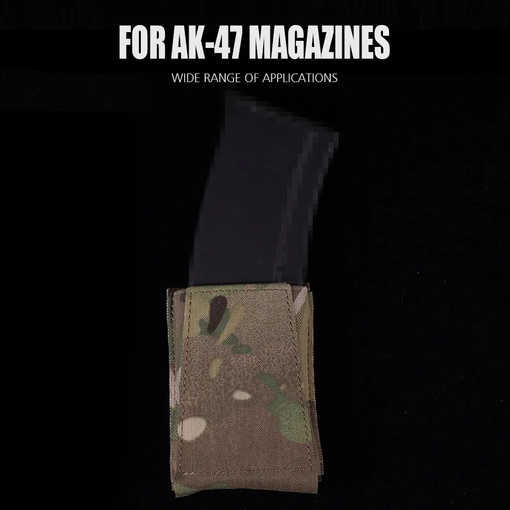 5.56 Magazine Pouch Carrier Fast Mag Flexible Molle for AK 74/47 AR M4 5.56/7.62 Mag Pouch Rifle Pistol Magazine Holder