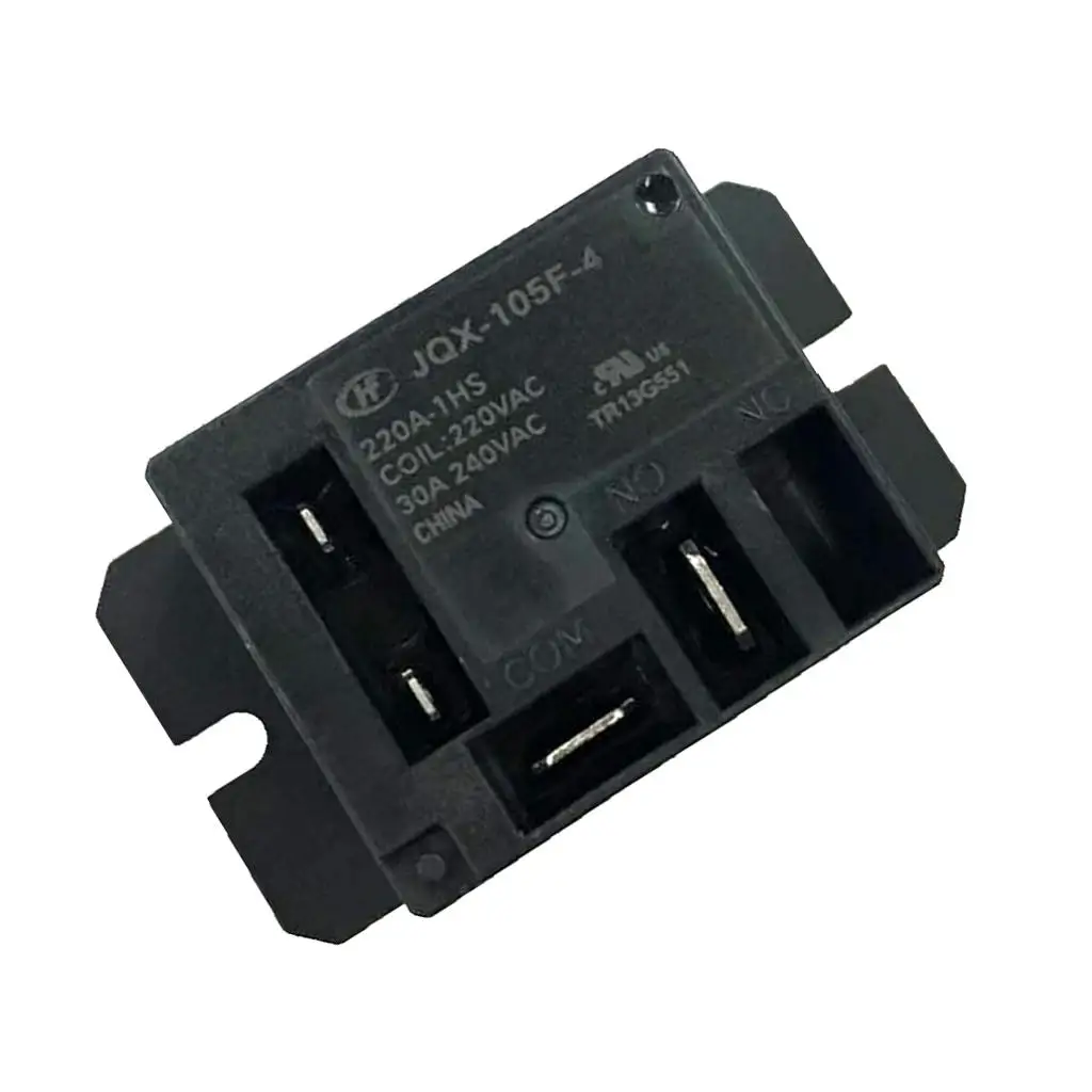 JQX-105F-4 220A-1HS 4-pin Relay Changeover Relay Made of Plastic 30A Relay