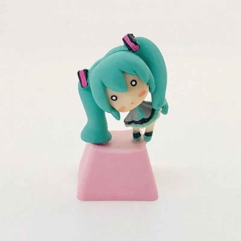 lindas-teclas-personalizadas-de-hatsune-miku-teclas-de-teclado-mecanico-pbt-con-diseno-de-anime-teclas-de-resina-con-diseno-de-dibujos-animados-regalos-decorativos