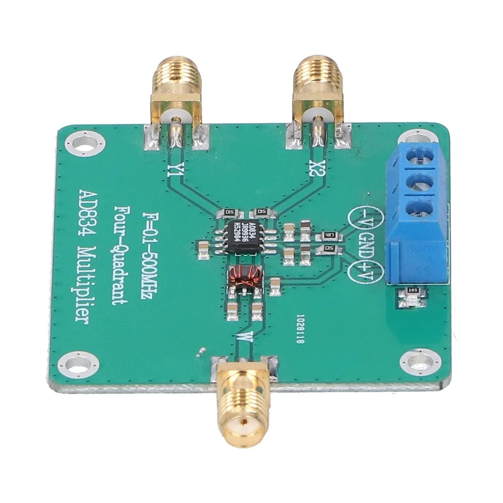 AD834 RF Multiplier Mixer Module 500MHz Bandwidth Four Quadrant RF Frequency Module 0.1-500MHz Test Parts Radio Frequency Mixer