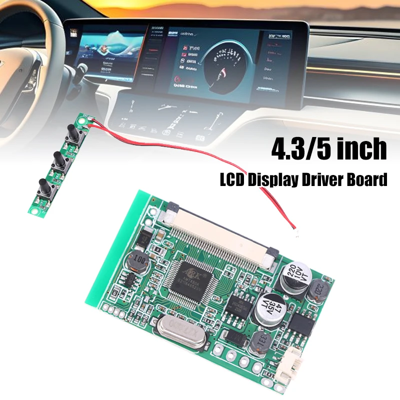 

4.3/5inch LCD Display Driver Board Module Kit Monitor For Car AV Digital Photo Frame Multi-Function High Quality Car Accessories