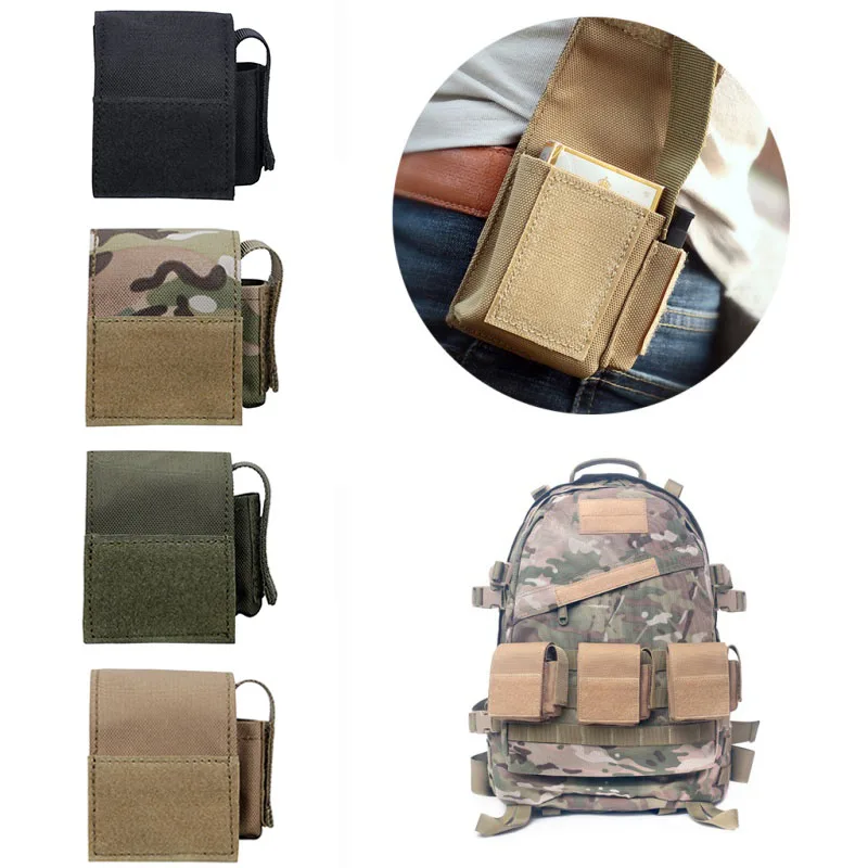 Tactical Molle Pouch Ammo Magazine Pouch Cigarette Pouch Waist Pack Pocket Flashlight Bag Hunting Accessories