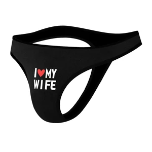 Schwarze Tanga von niedriger Taille für Männer, atmungsaktiv und bequem 8 Hauptverkäufe kurze Fliders - №5