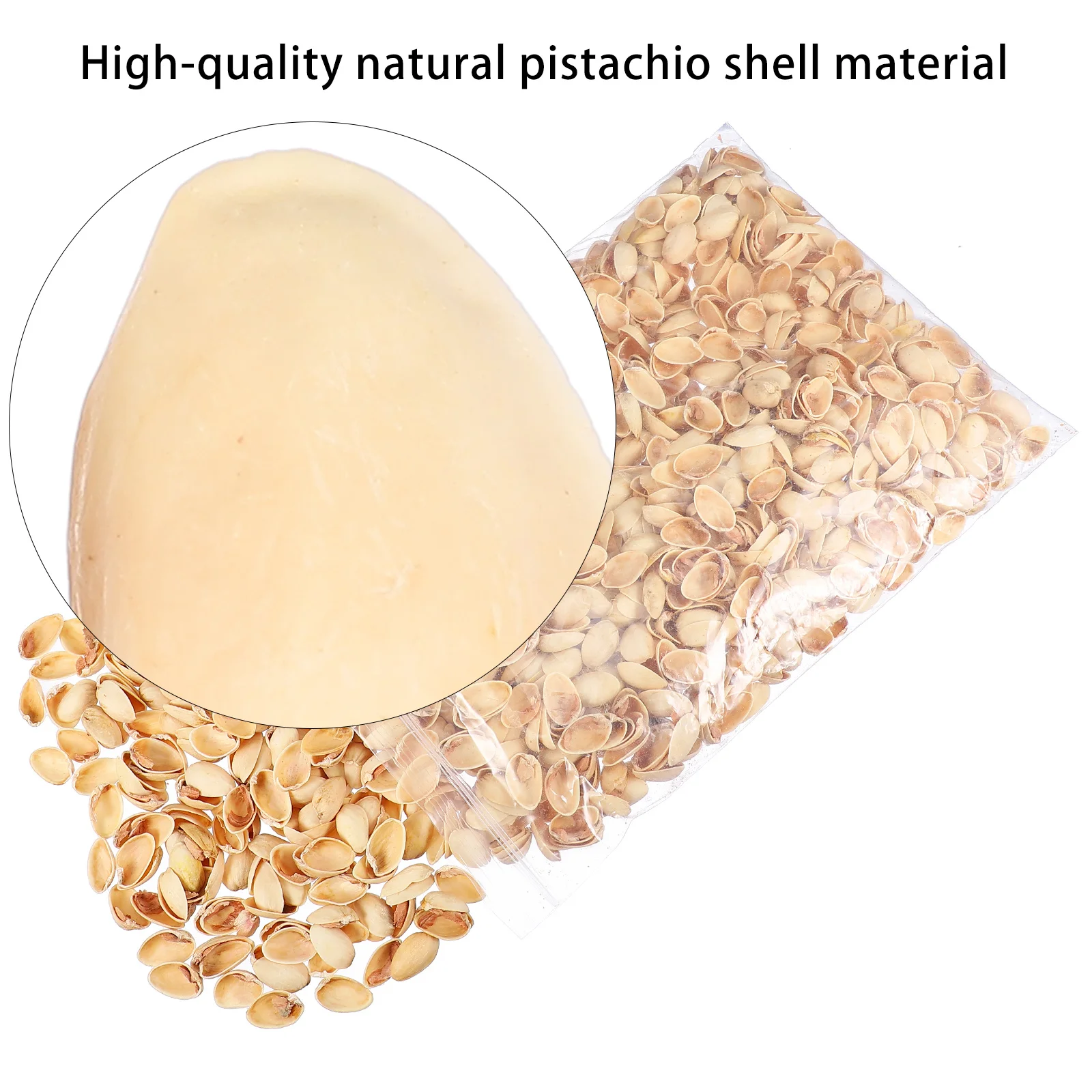 

1 Bag Long-Lasting Handicraft Material DIY Pistachio Shells Supplies for Creative Art Projects Developmental Fun