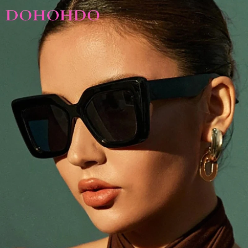 

Retro Classic Big Frame Square Women Sunglasses Fashion Brand Designer Men Sunglass Driving Shade Eyeglasses Ladies UV400 Очки