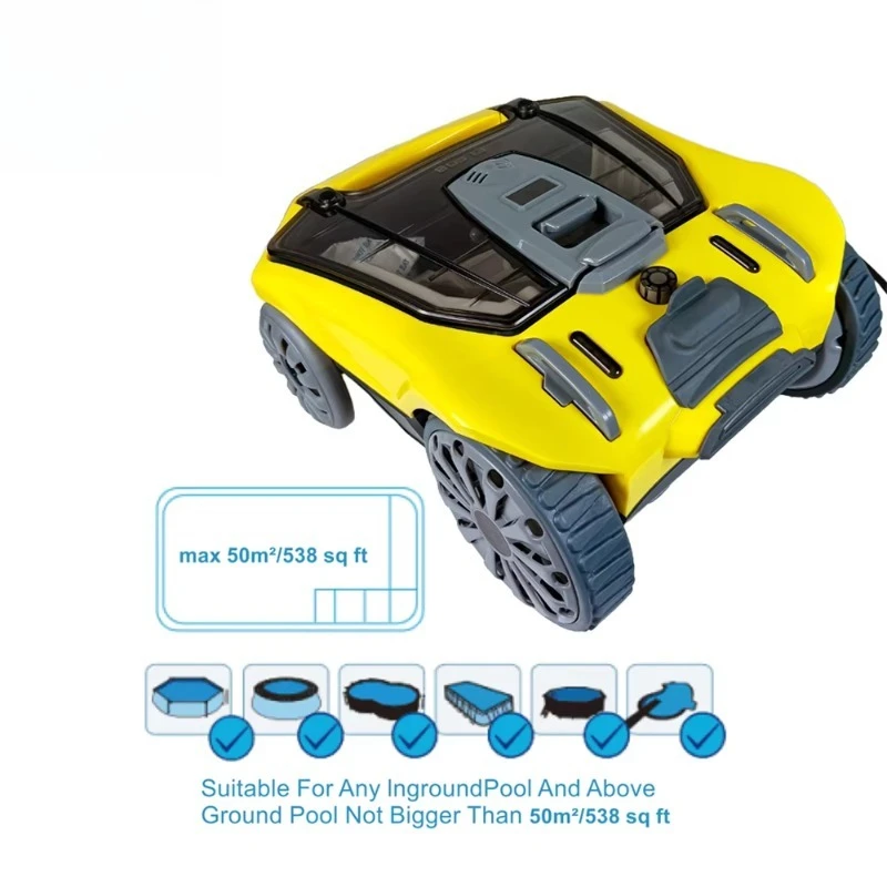 المهنية اللاسلكية الشمسية حمام سباحة منظف الأسطح دولفين روبوت بطارية فراغ المقشود روبوت لتربية الأحياء المائية #4