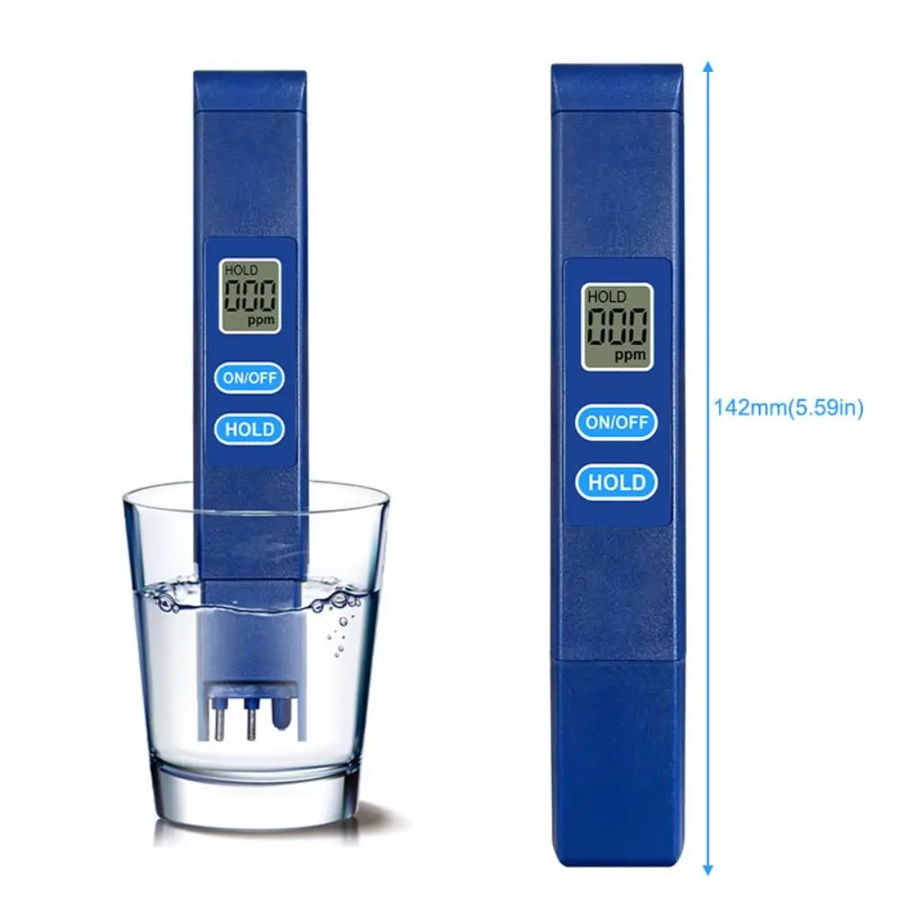LCD شاشة ديجيتال المنزلية اقلام الفحص المياه مقاوم للماء عالية الدقة جودة المياه متر 0-9990ppm متعددة الوظائف مختبر بي اتش