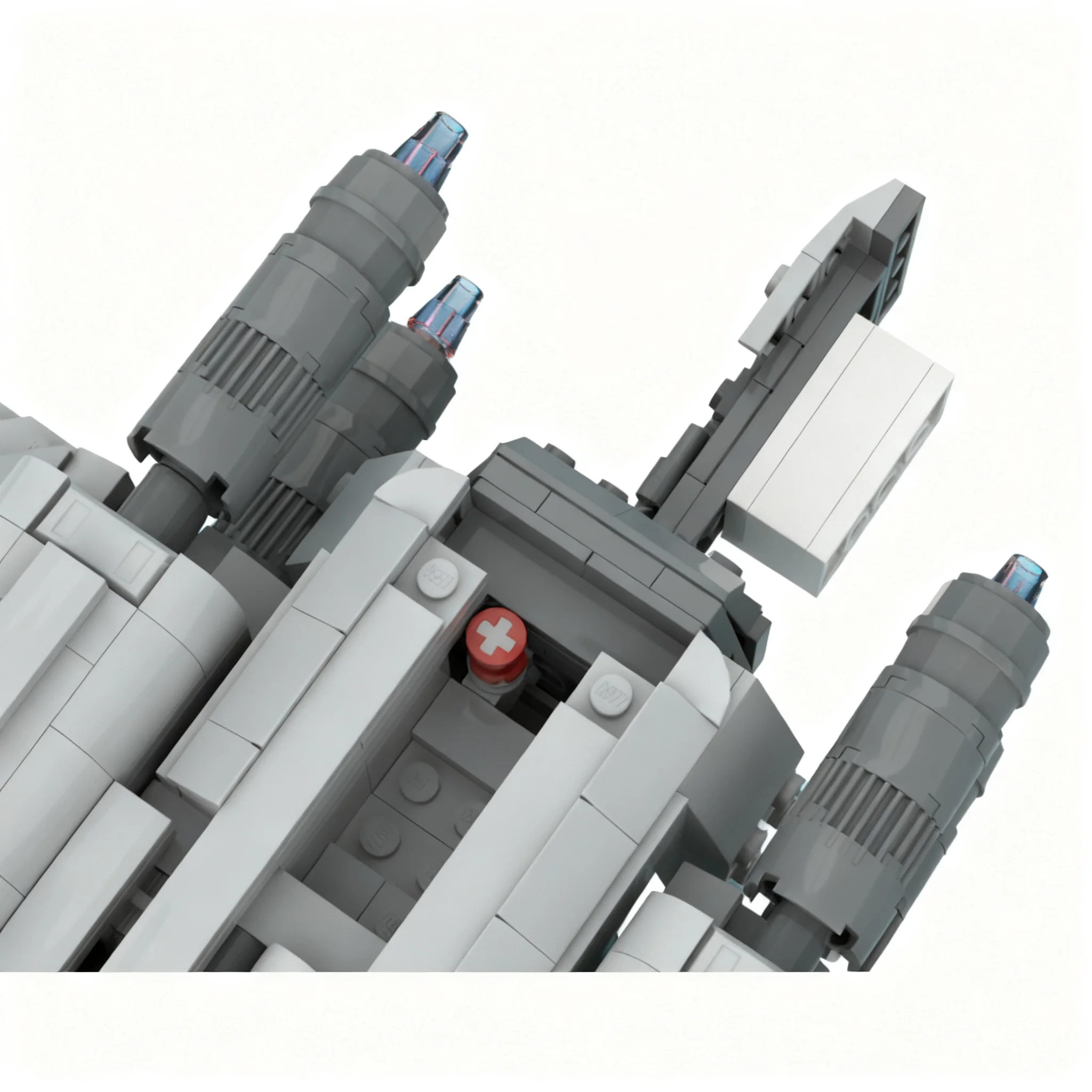 1045pcs MOC Xwing Space Fighter Smart Star Battle Model Building Blocks Construction Toys Christmas Gifts Assemble Creative Idea