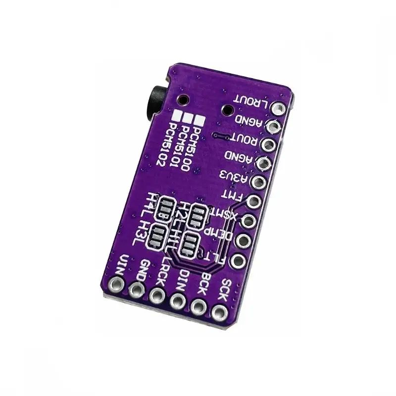 GY-PCM5102 Digital Audio Module,PCM5102A I2S Decoder Board Compatible with Raspberry Pi,Supports PHAT Format I2S Audio Playback view 3