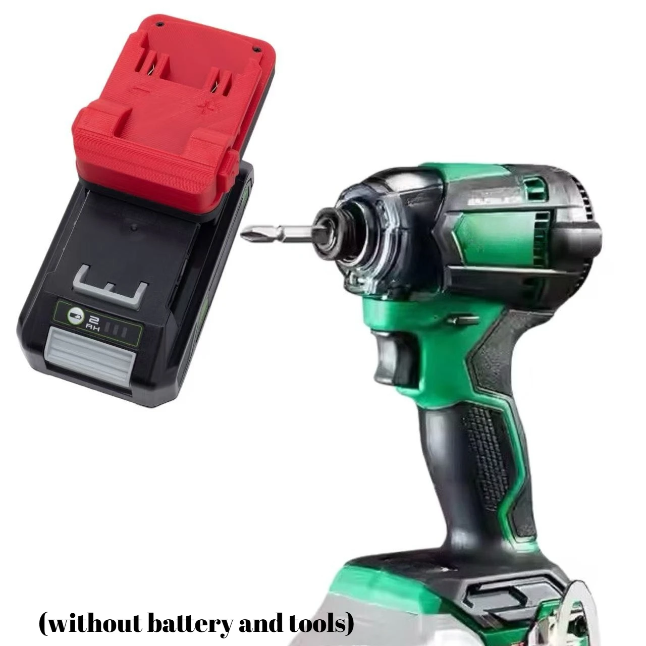 

Adapter Converter For Greenworks 24v Lithium Batteries To Hitachi/ HIKOKI 18v Tool Adapter (without battery and tools)