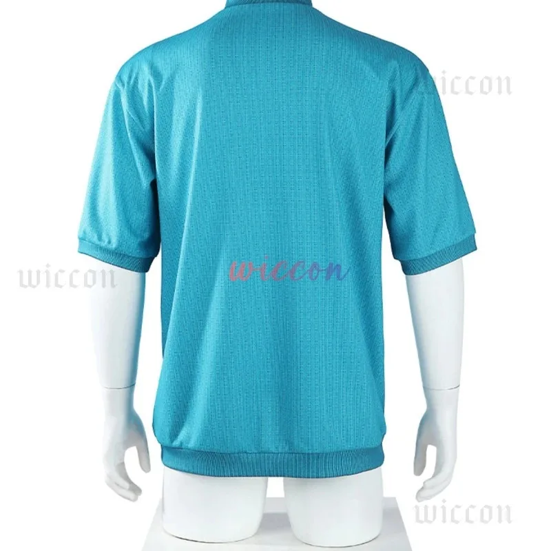 

COSda@Steve Cosplay Costume Blue Top Tshirt Cosplay Set Retro Futuristic Style Role Play Suit Adventure Outfit for Men BoysCOSda
