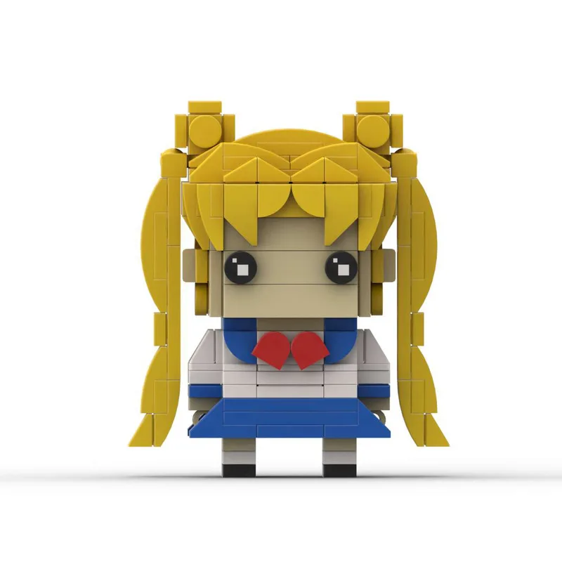 Moc building blocks are compatible with Sailor Moon decompression puzzle assembly toys diy model gift ornaments children\'s gifts