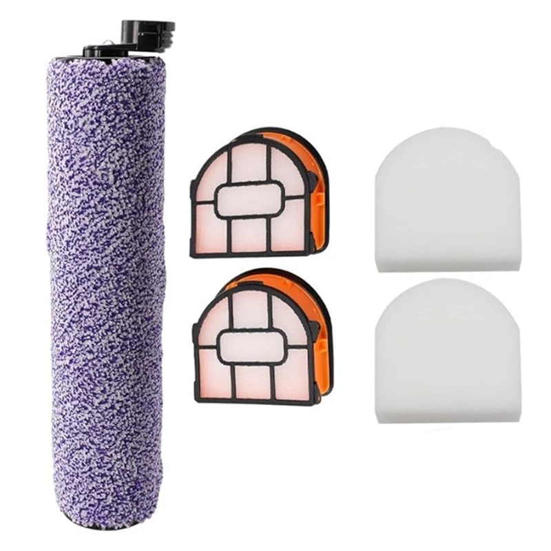 WDB1F2 Replacement Brushroll & Filter Bundle for Shark Hydrovac WD101 WD201 WD100 WD200 AW201 Vacuum Cleaner Parts,A