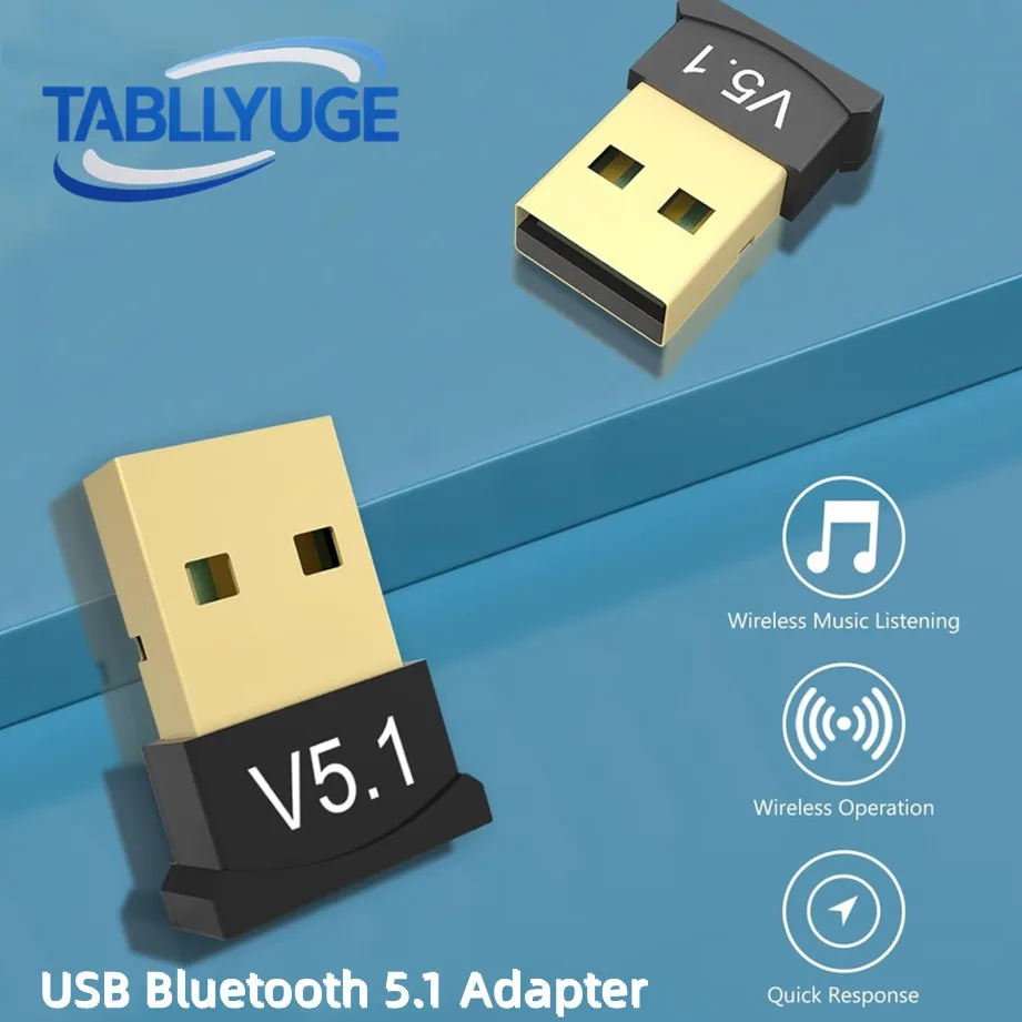 

USB Bluetooth 5.1 адаптер передатчик приемник мини беспроводной аудио адаптер USB Bluetooth 5.1 для ПК/ноутбука/динамика/мыши