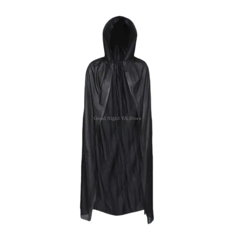 نساء الساحرة غطاء رأس Cape Cloak Witch Hat القفازات الطويلة القفازات البالغة الهالوين ملحق أزياء الساحرة للنساء Cosplay