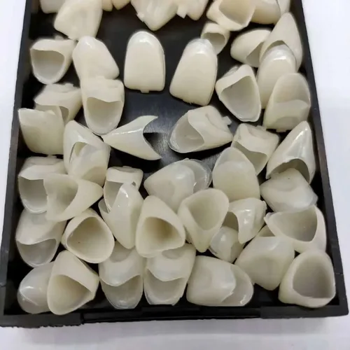 Imagen 2 del producto 70/50 Uds. Chapa para dientes dentales, Kit de reemplazo de corona temporal de resina para blanqueamiento de dentadura postiza, Material Dental de porcelana, cuidado bucal
