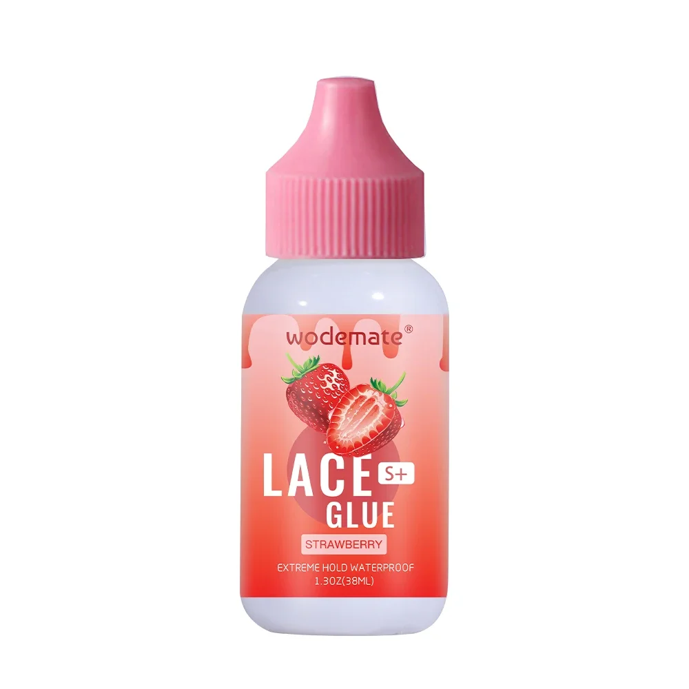 Watermelon Scent Lace Glue Adhesive Extreme Hold Invisible Hair Glue Strawberry Scent Lace Wig Glue Melting Spray for Wigs