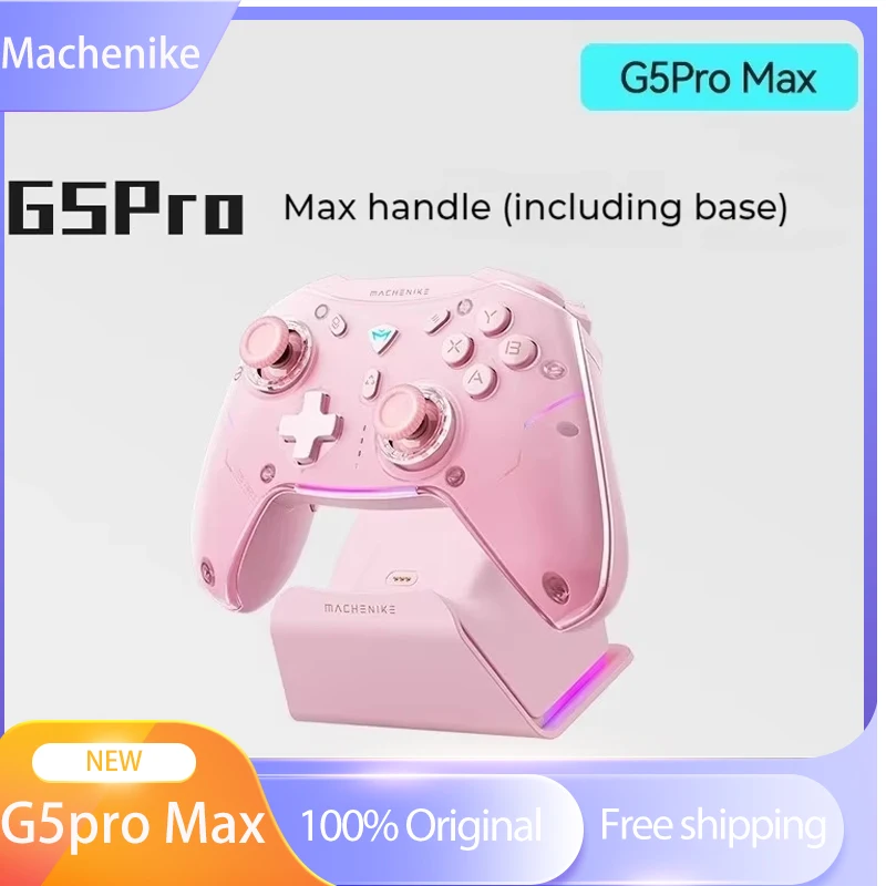 

Machenike G5pro Max Wireless Gamepad Rgb Gaming Controller With Charging Dock Hall Effect Joystick Trigger Pc For Switch Phone