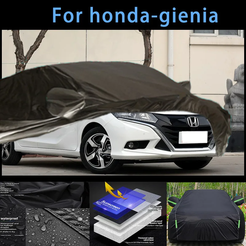 

Наружная защита для honda-gienia, полные автомобильные Чехлы, снежный чехол, Солнцезащитный водонепроницаемый пыленепроницаемый внешний автомобильный аксессуар