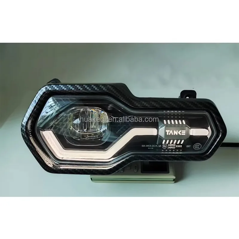 DOT Certificate Universal Motorcycle Tank 200 150cc Scooter Led Headlamp Headlight Assembly  Headlight