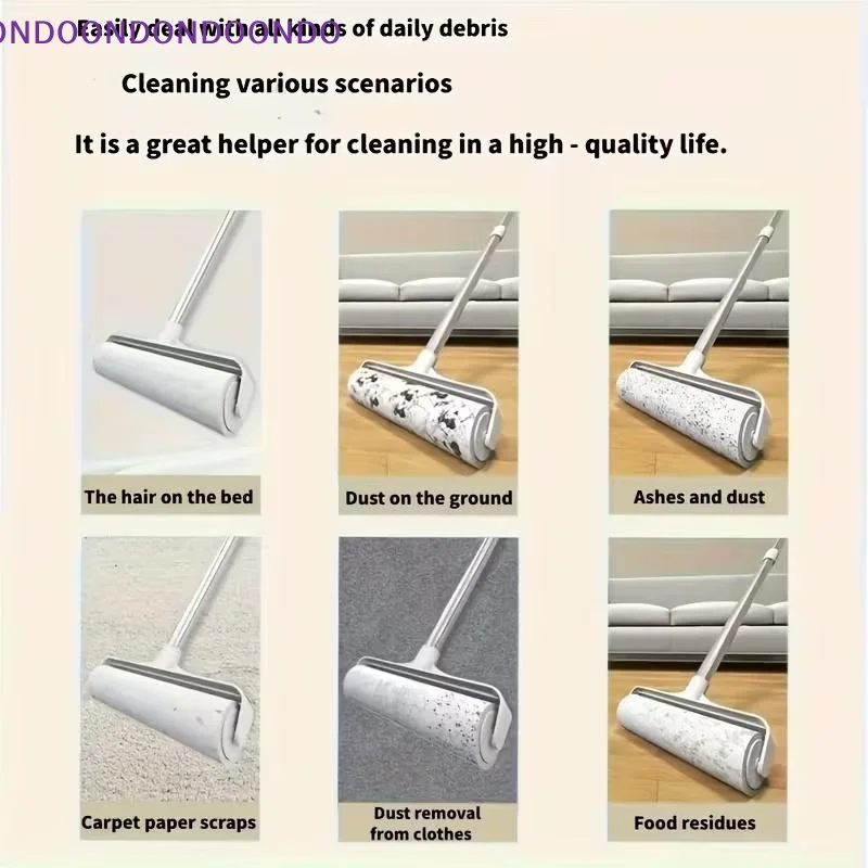 24cm 19cm 16cm 10cm Refill Tearable Brush Head Refill For Lint Roller Brush Pet Hair Remover Roller Dust Clothes Bed Hair Stick