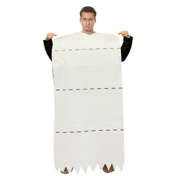 Funny Toilet Paper Costume For Adult Unique Sponge Jumpsuit Halloween Costume Carnival Party Easter Fancy Dress