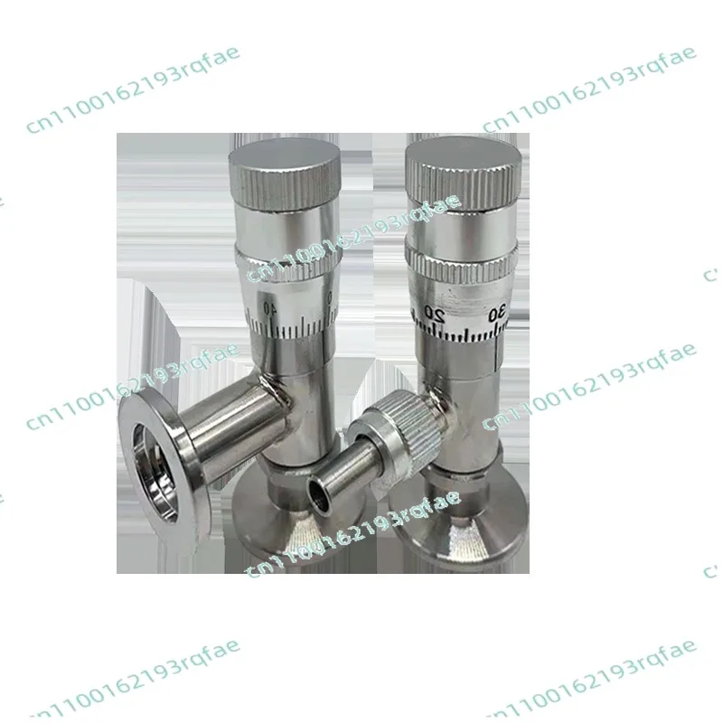 Diameter 0.8 high precision stainless steel needle valve flow control valve  High vacuum fine-tuning valve GW-J30-T