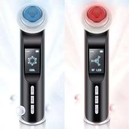 Hot Wholesale EMS Stimulate LED Light Portable Household Red/Blue Light Facial Beauty Device RF Multi-function Beauty Instrument