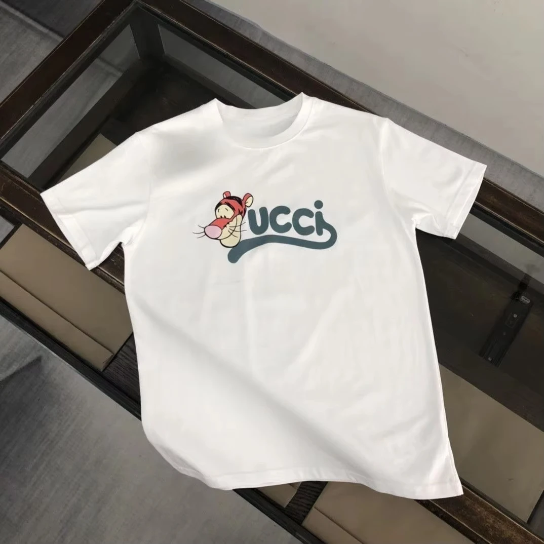 

2025 Summer Best-selling Fashion Letter Print Pure Cotton Cycling Short-sleeved Shirt for Daily Commuting and Sports Unisex