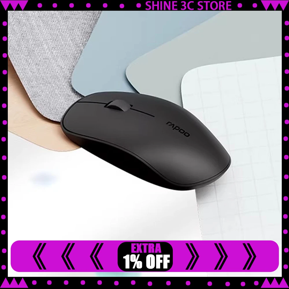 

Беспроводная мышь Rapoo M200G, три режима, чип с низким энергопотреблением, оптический сенсор PixArt PAW3220, мышь с низкой задержкой, бесшумная, легкая, для геймеров