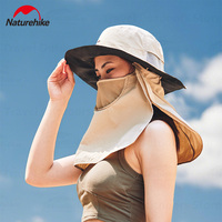 NatureHike Outdoor Fishing Caps Full Head Protection Summer Camping Hiking Cap Lightweight Beach Sun Hat Quick-Drying Breathable