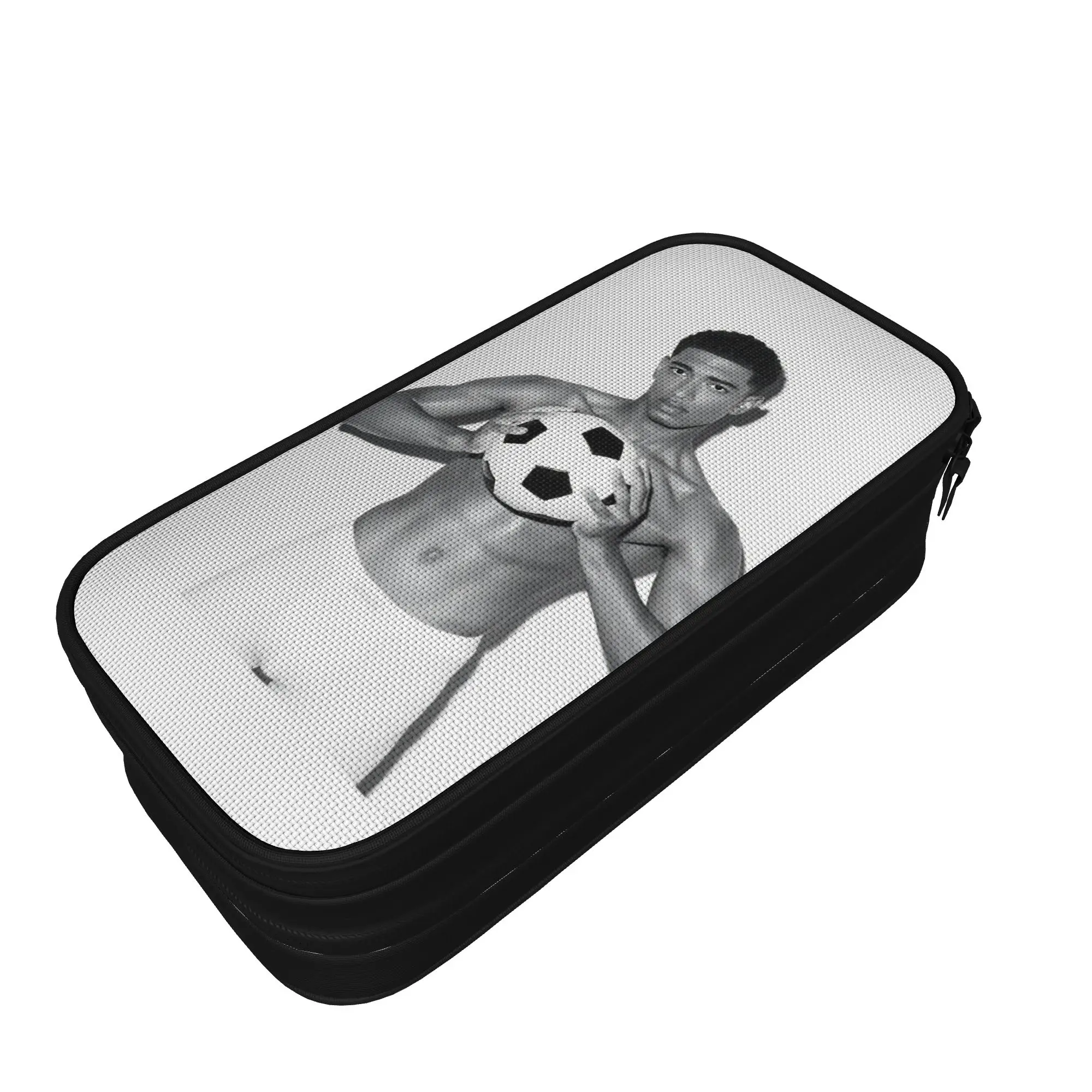 J-Jude B-Bellinghams  Merch Pencil Case Large-capacity Office Accessories Football  Pencil Bag Amazing Gift