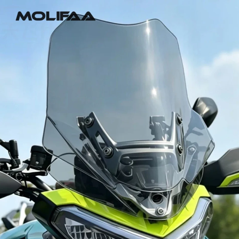 For Benelli TRK 902 Xplorer 2026 Motorcycle Heightened Windshield TRK902X Windscreens Acrylic Wind Deflectors Cover Accessories