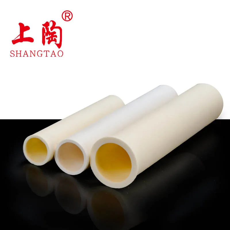 99% keramik aluminium lengan kekerasan baik Zirconia keramik tabung pabrik dari Cina