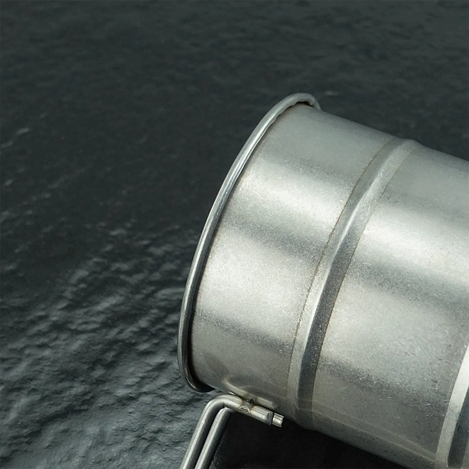 Stainless Steel Camping Mug Coffee Mug with Handle Photography Props Beer Mug Drinking Cup for Party Backpacking Gear Outdoor
