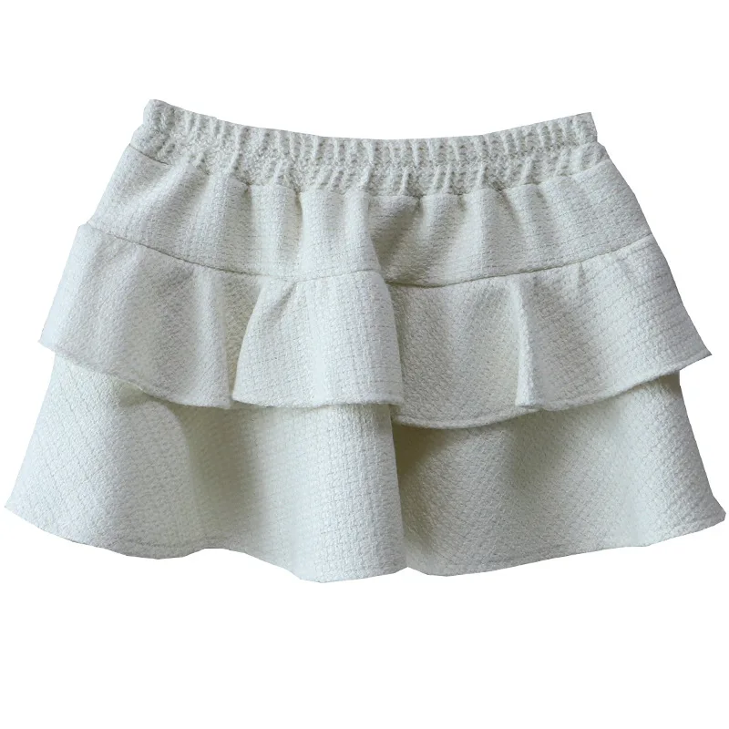 Hoge Taille A-lijn Rok Vrouwen Herfst Winter Nieuwe Elastische Taille Plaid Anti-Licht Uitlopende Taart Rok Princ Sle casual