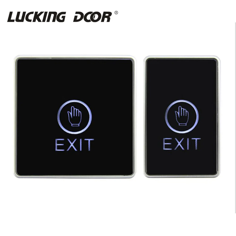 

Backlight Push Touch Exit Button Infrared Contactless Door Release Switch for Access Control System With LED Indicator