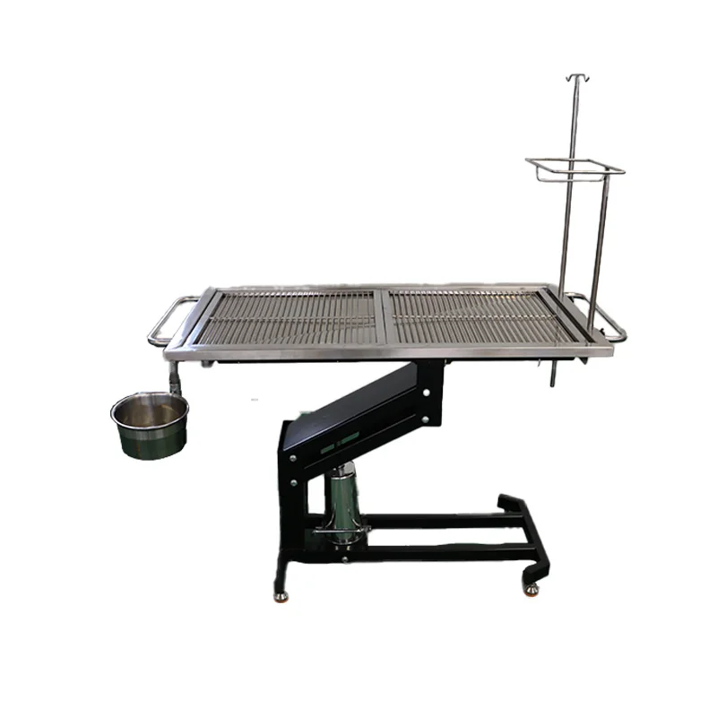 Pet Cross , Stainless Steel Pet Platform, Adjustable Height Veterinary Examination