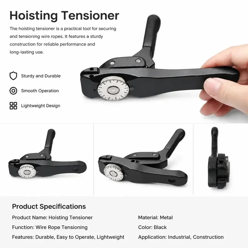 Precision Depth Dial Matte Grip Professional Starting Clamp Aircraft Aluminum Tennis Badminton Stringing Tool