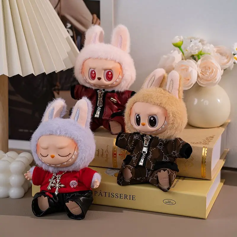 

Одежда для Labubu, модный наряд для куклы BJD, комплект виниловой одежды для Bubu 1-го, 2-го 3-го поколения, роскошная одежда Labubu